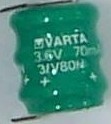 VARTA3.6V 70mah 3/V80H 
ؼ: